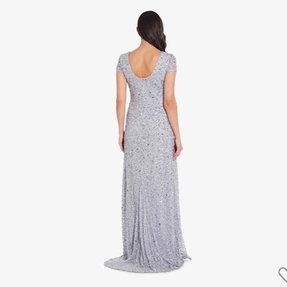 Adrianna Papell Scoop Back Sequin Gown - Picture 3 of 3